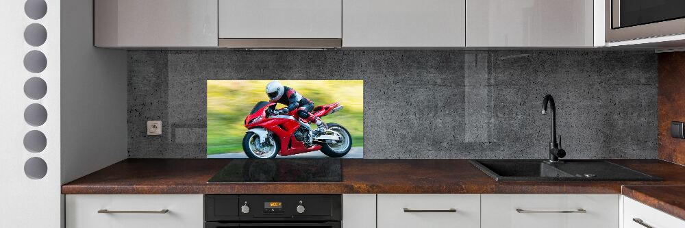 Kitchen splashback Motorbike