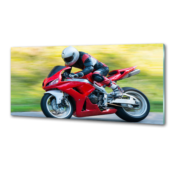 Kitchen splashback Motorbike