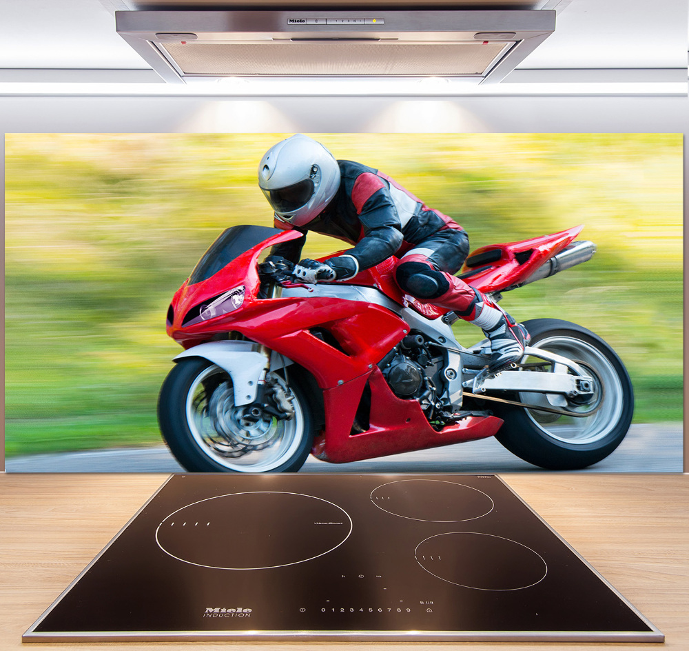 Kitchen splashback Motorbike