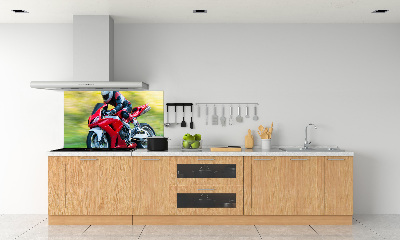 Kitchen splashback Motorbike