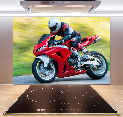 Kitchen splashback Motorbike