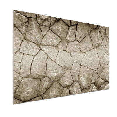 Hob splashback Stone wall