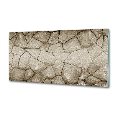 Hob splashback Stone wall