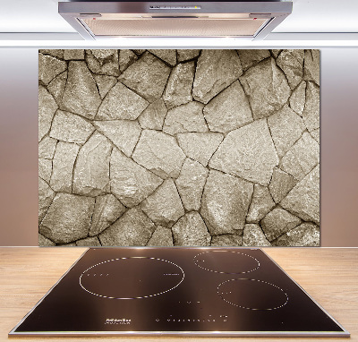 Hob splashback Stone wall