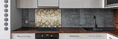 Hob splashback Stone wall