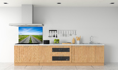 Glass splashback highway