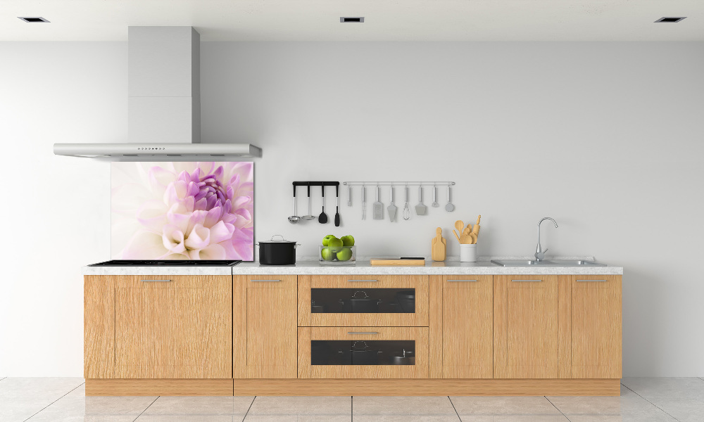 Kitchen splashback White Dalia