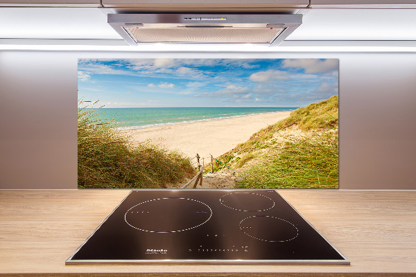 Kitchen splashback panel Coastal dunes