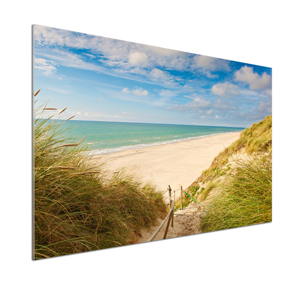 Kitchen splashback panel Coastal dunes