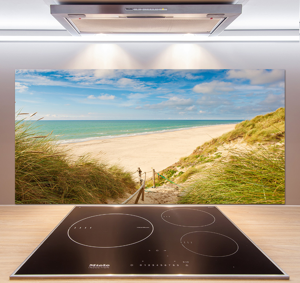 Kitchen splashback panel Coastal dunes