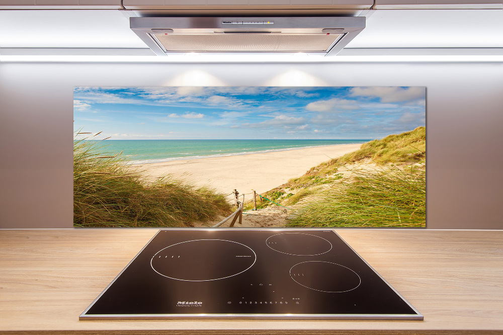 Kitchen splashback panel Coastal dunes