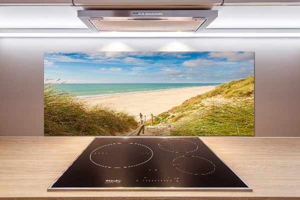 Kitchen splashback panel Coastal dunes