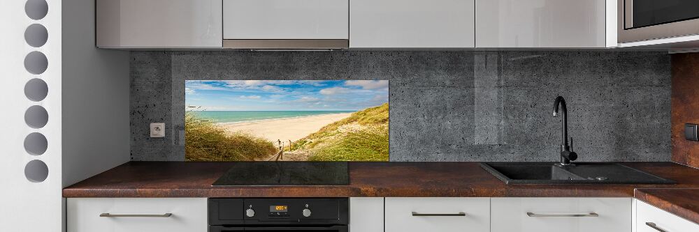 Kitchen splashback panel Coastal dunes