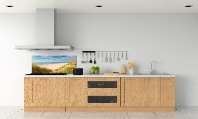 Kitchen splashback panel Coastal dunes