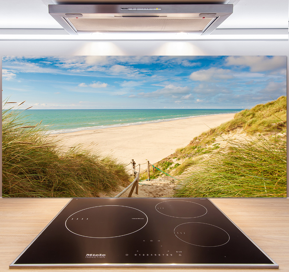 Kitchen splashback panel Coastal dunes