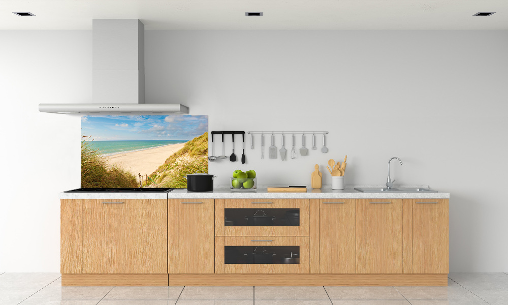 Kitchen splashback panel Coastal dunes