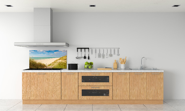 Kitchen splashback panel Coastal dunes