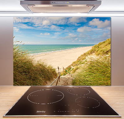 Kitchen splashback panel Coastal dunes