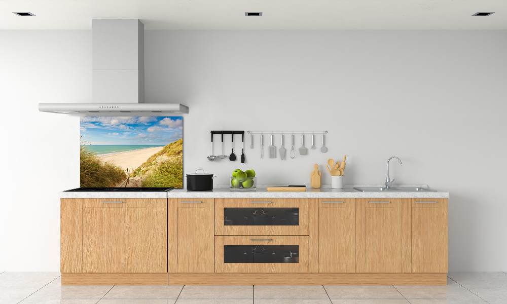 Kitchen splashback panel Coastal dunes