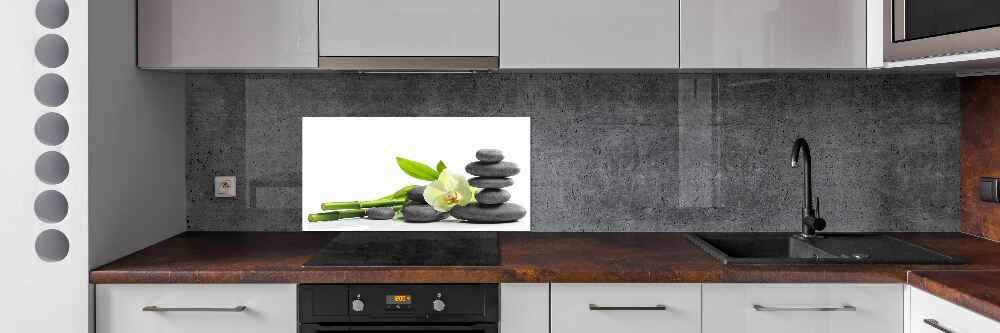 Kitchen splashback Orchid