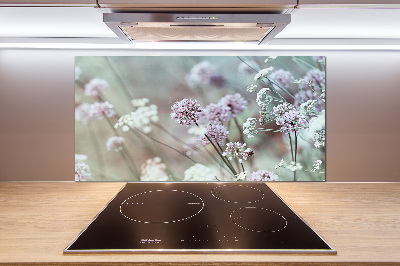 Kitchen splashback Wild flowers