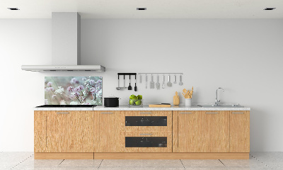 Kitchen splashback Wild flowers