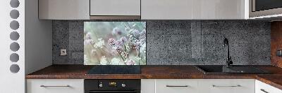 Kitchen splashback Wild flowers