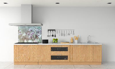 Kitchen splashback Wild flowers