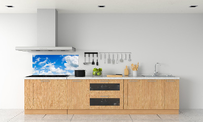 Kitchen splashback Clouds in the sky