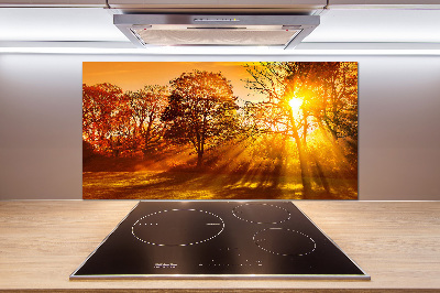 Kitchen splashback Sunset