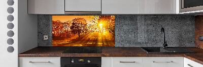 Kitchen splashback Sunset