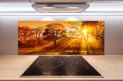 Kitchen splashback Sunset