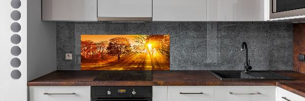 Kitchen splashback Sunset