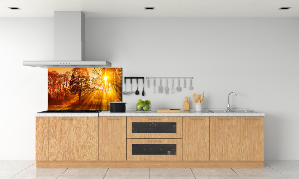 Kitchen splashback Sunset