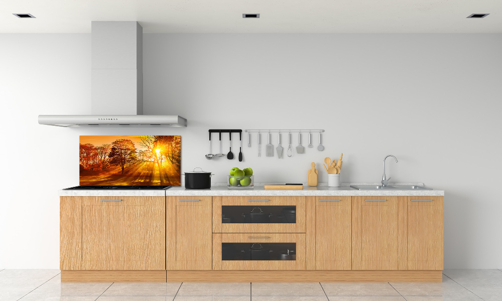 Kitchen splashback Sunset