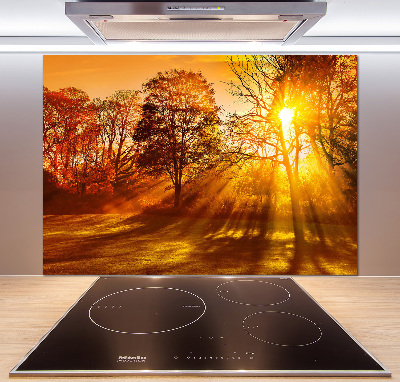 Kitchen splashback Sunset