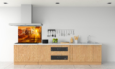 Kitchen splashback Sunset