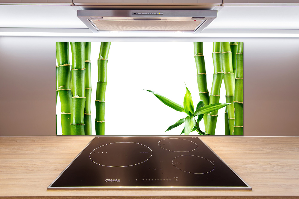 Cooker splashback Bamboo