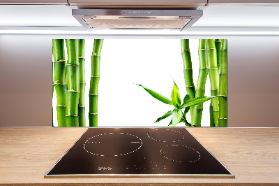 Cooker splashback Bamboo