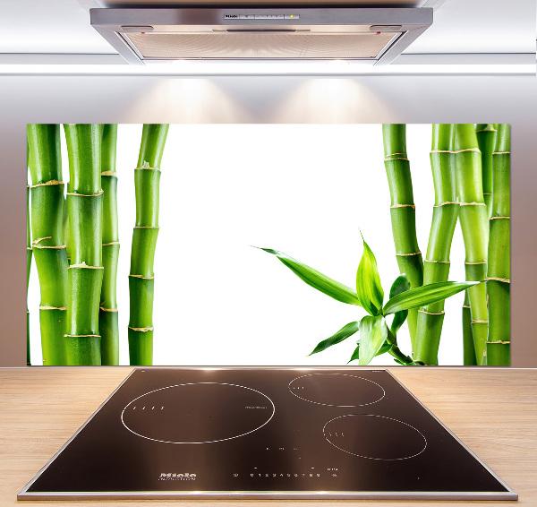 Cooker splashback Bamboo