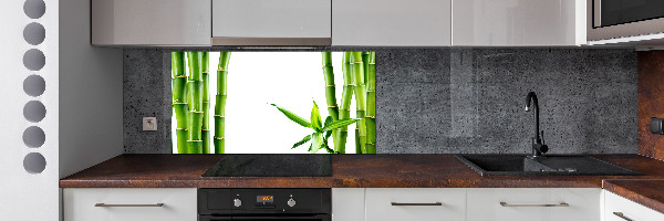 Cooker splashback Bamboo