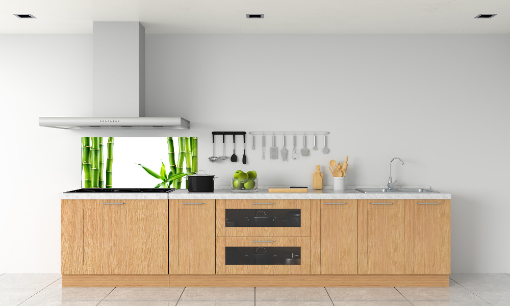 Cooker splashback Bamboo