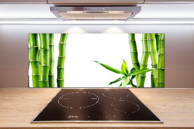 Cooker splashback Bamboo