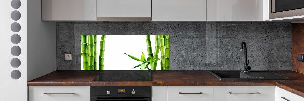 Cooker splashback Bamboo