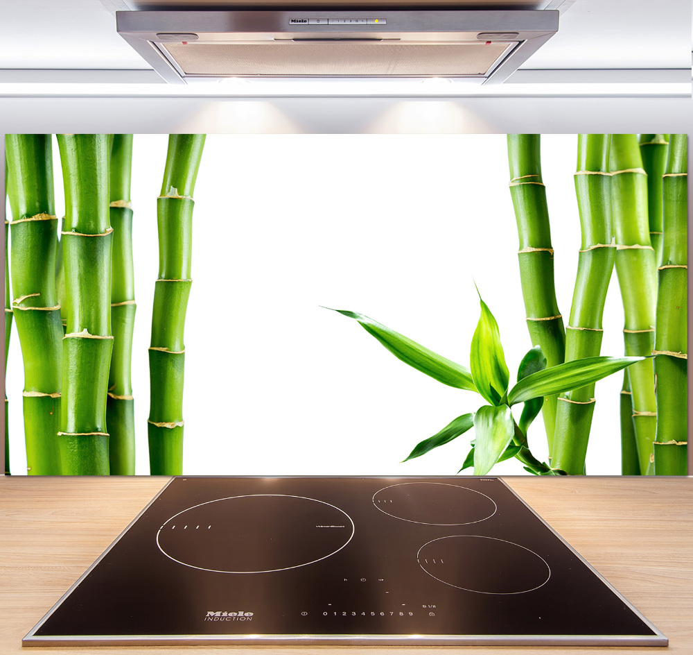 Cooker splashback Bamboo