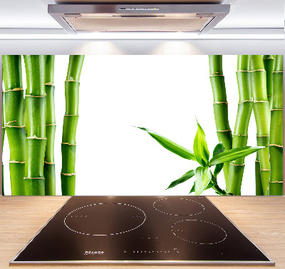 Cooker splashback Bamboo