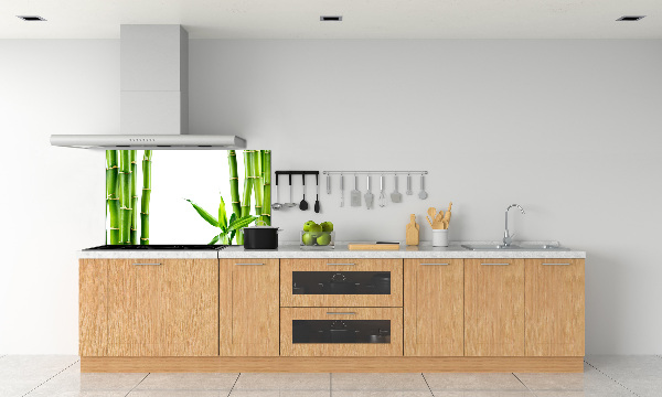 Cooker splashback Bamboo