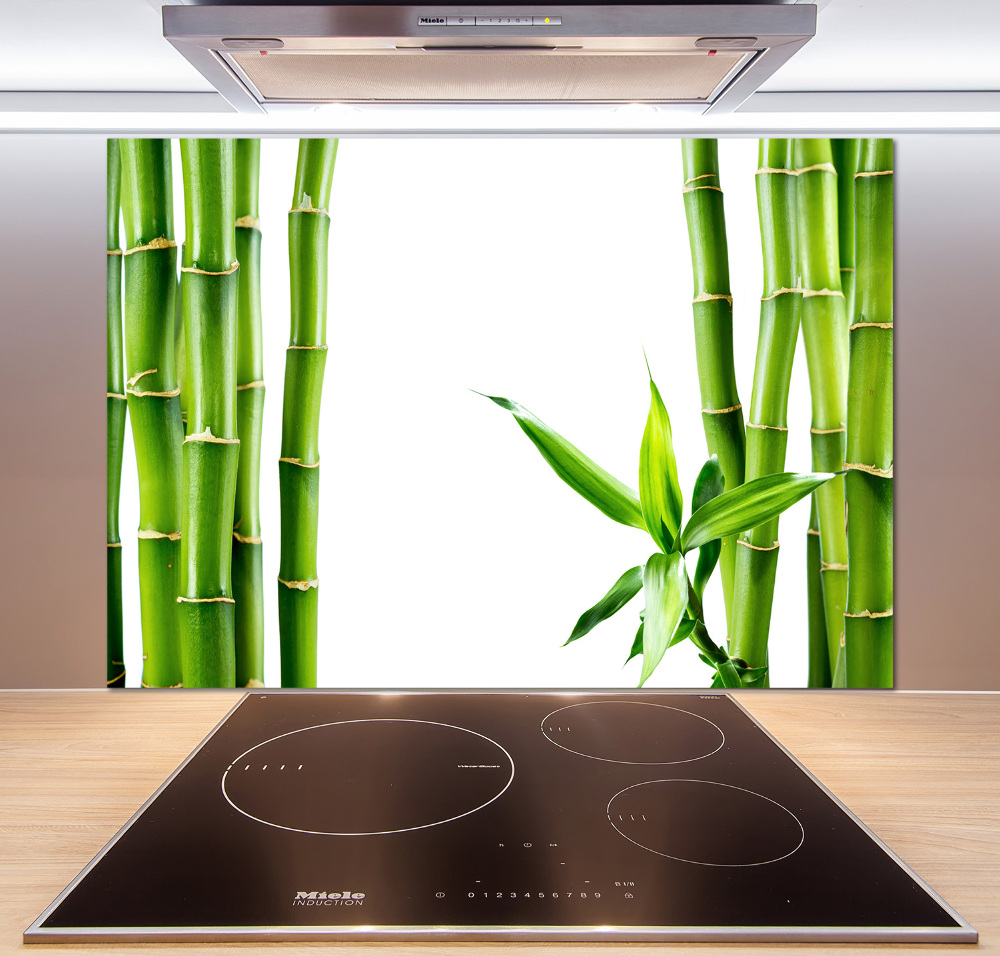 Cooker splashback Bamboo