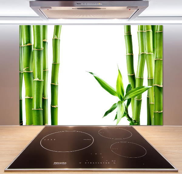 Cooker splashback Bamboo