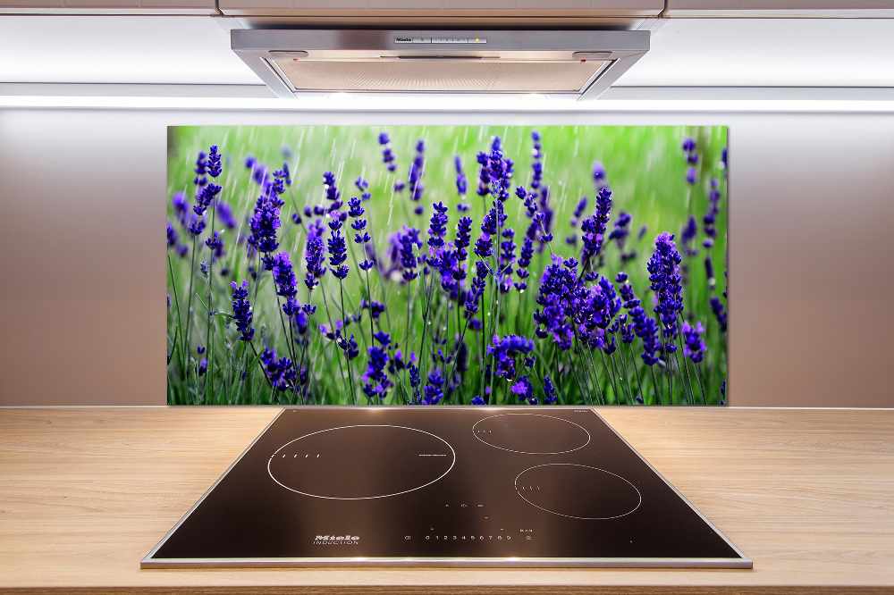 Cooker splashback Lavender